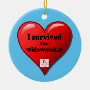 I Survived the Widowmaker Ceramic Tree Decoration