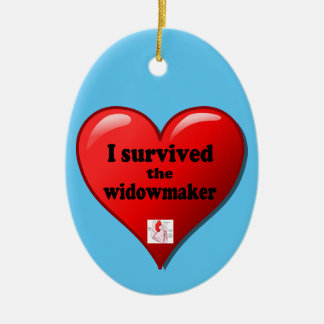 I Survived the Widowmaker Ceramic Tree Decoration