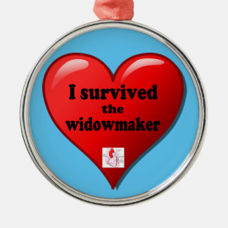 I Survived the Widowmaker Metal Tree Decoration