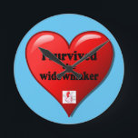 I Survived the Widowmaker Round Clock<br><div class="desc">The widowmaker is the most serious heart attack that medical science has documented because it is a 100% blockage of the left main coronary artery.</div>