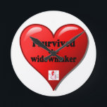 I Survived the Widowmaker Round Clock<br><div class="desc">The widowmaker is the most serious heart attack that medical science has documented because it is a 100% blockage of the left main coronary artery.</div>