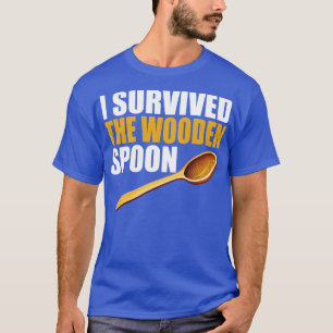 I Survived The Wooden Spoon Funny Wooden Spoon Sur T-Shirt