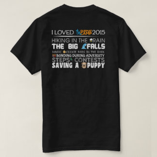 I Survived TNCamp2015 (Dark Shirt) T-Shirt