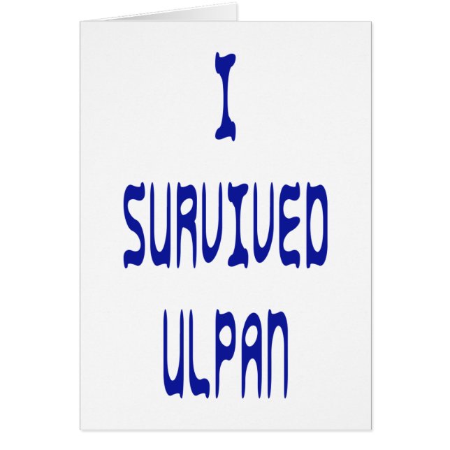 I Survived Ulpan (Front)