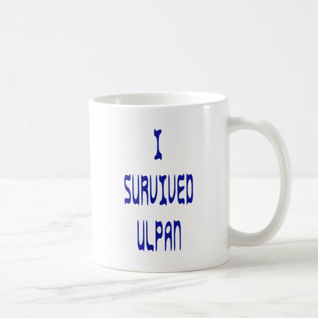 I Survived Ulpan Coffee Mug (Right)