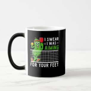 I Swear I Was Aiming For Your Feet Funny Picklebal Magic Mug