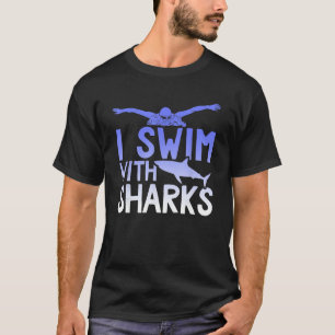 I Swim With Sharks Graphic T-Shirt
