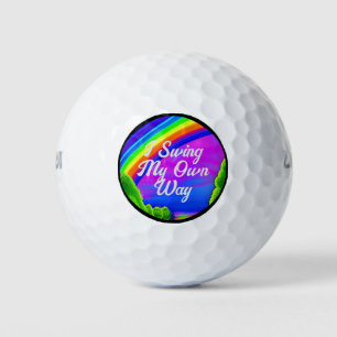 I Swing My Own Way Golf Balls