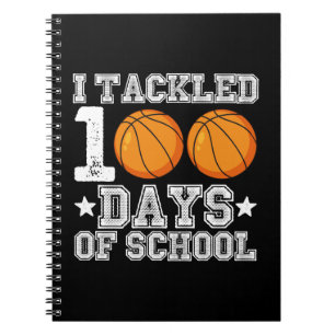 I Tackled 100 Days of School Basketball Notebook