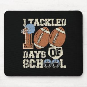 I Tackled 100 Days Of School Football 100 Days Of Mouse Pad