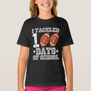 I Tackled 100 Days of School Football T-Shirt