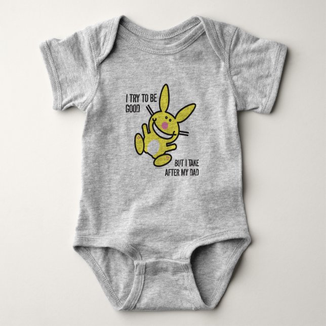 I Take After My Dad Baby Bodysuit (Front)