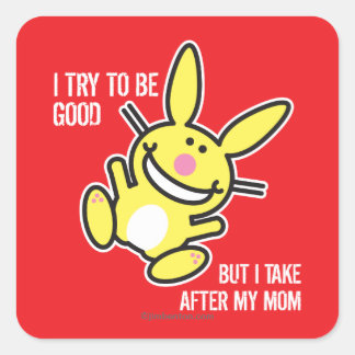 I Take After My Mum Square Sticker