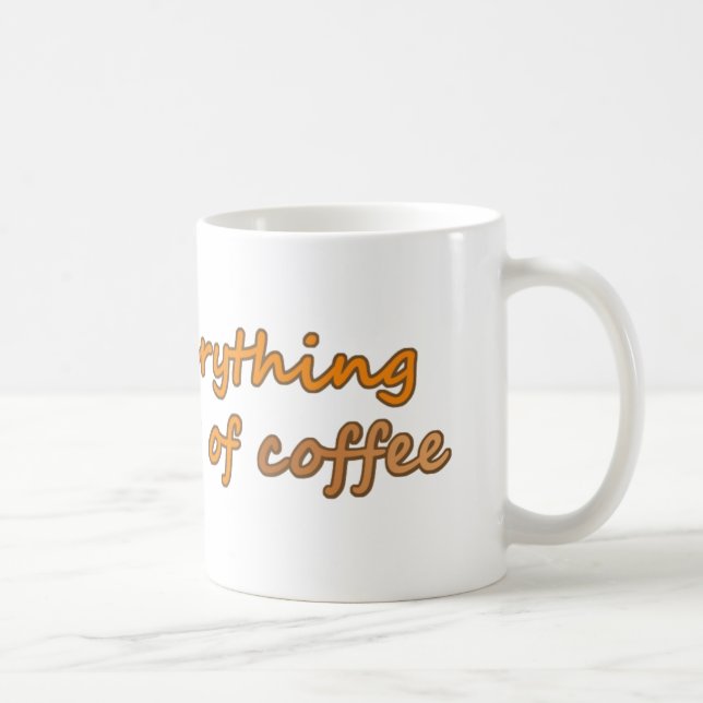 I take everything with a bit of coffee (© Mira) Mug (Right)