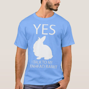 I Talk To My Lionhead I Easter Bunny Design Lionhe T-Shirt