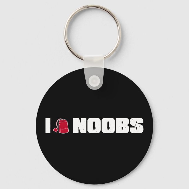 I (teabag) noobs key ring (Front)