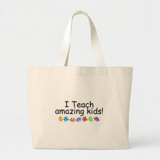 I Teach Amazing Kids (PP) Large Tote Bag