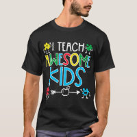 I Teach Awesome Kids Autism Awareness Sped Teacher