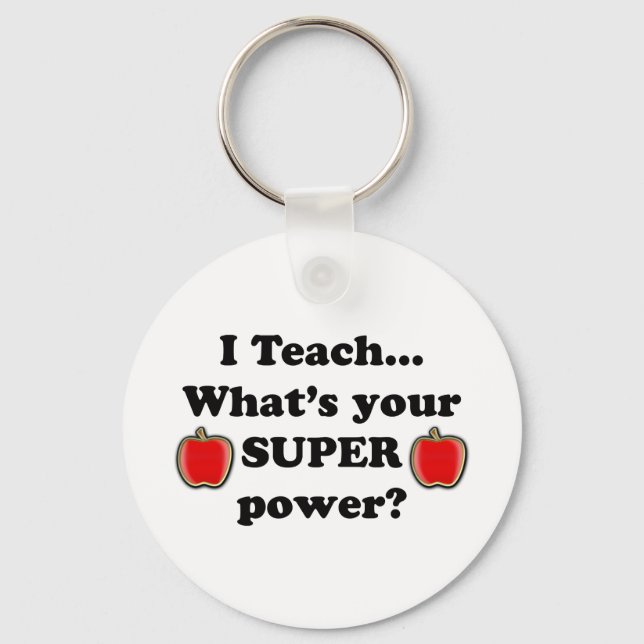 I teach key ring (Front)