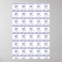 I Teach Math What's Your Superpower?