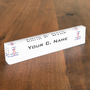 I Teach Music What's Your Superpower Nameplate