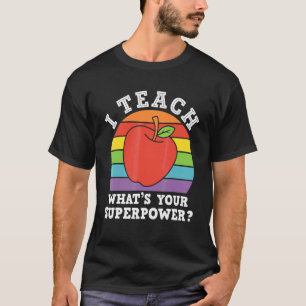 I Teach Proud Daycare Teacher  Back To School Teac T-Shirt