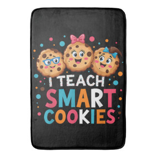 I Teach Smart Cookies Back to School Teacher Bath Mat