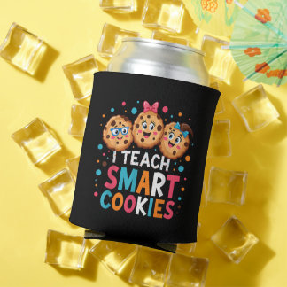 I Teach Smart Cookies Back to School Teacher Can Cooler