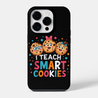 I Teach Smart Cookies Back to School Teacher iPhone 14 Pro Case