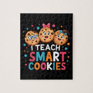 I Teach Smart Cookies Back to School Teacher Jigsaw Puzzle