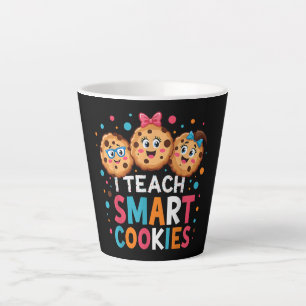 I Teach Smart Cookies Back to School Teacher Latte Mug