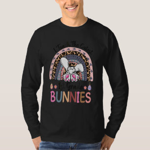 I Teach The Cutest 1st Grade Bunnies Teacher Easte T-Shirt