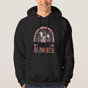 I Teach The Cutest 2nd Grade Bunnies Teacher Easte Hoodie