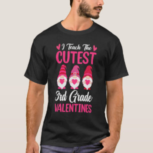 I Teach The Cutest 3rd Grade Three Gnome Teachers T-Shirt