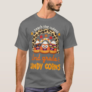 I teach the cutest candy corns 2nd grade Teacher H T-Shirt
