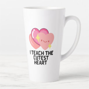 I teach the cutest hearts latte mug