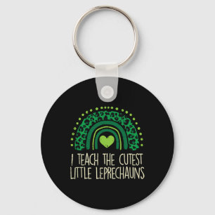 I Teach The Cutest Little Leprechaun St Patricks D Key Ring