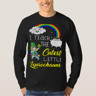 I Teach The Cutest Little Leprechauns Unicorn St P T-Shirt