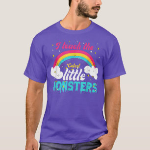 I Teach The Cutest Little Monsters Halloween T-Sh T-Shirt