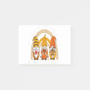 I Teach The Cutest Turkeys Teacher Gnome Autumn Th Post-it Notes