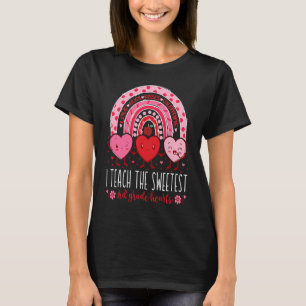 I Teach The Sweetest 3rd Grade Hearts Teachers Val T-Shirt