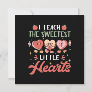 I Teach The Sweetest Little Heart Invitation