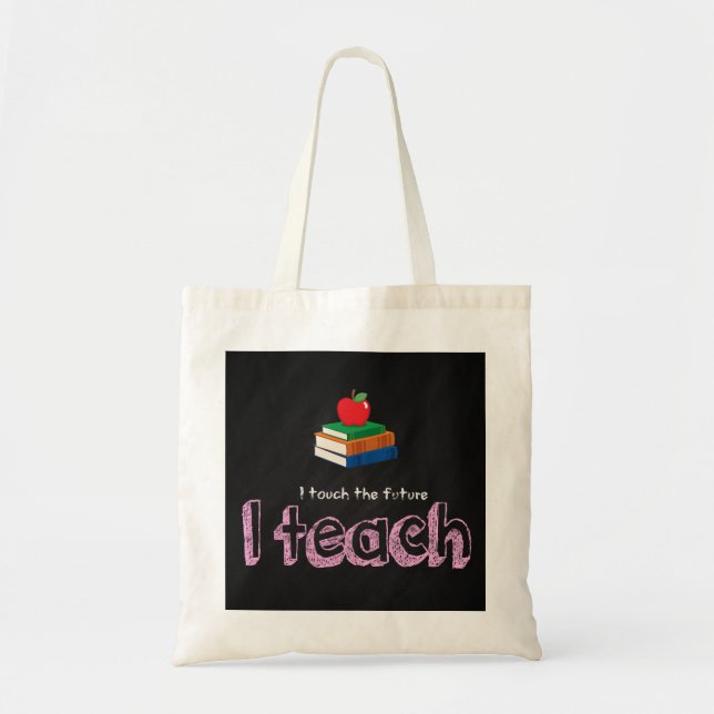 I teach tote bag (Front)