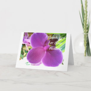 I Thank God for your Healing. You Card