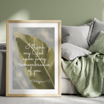 I THANK MY GOD | Philippians 1:3 | Teacher Gift