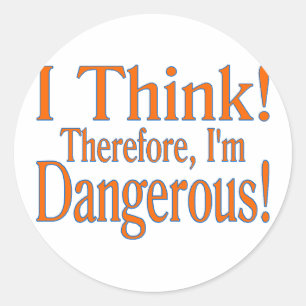 I Think! Classic Round Sticker