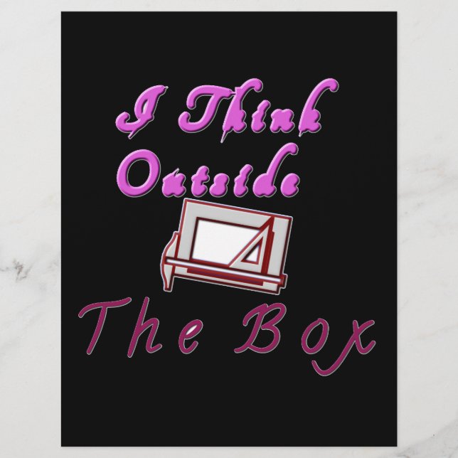 I Think Out of the Box: Creative Design (Front)