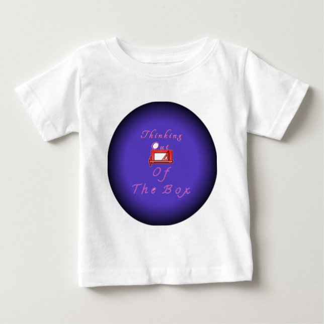 I think outside the box. baby T-Shirt (Front)