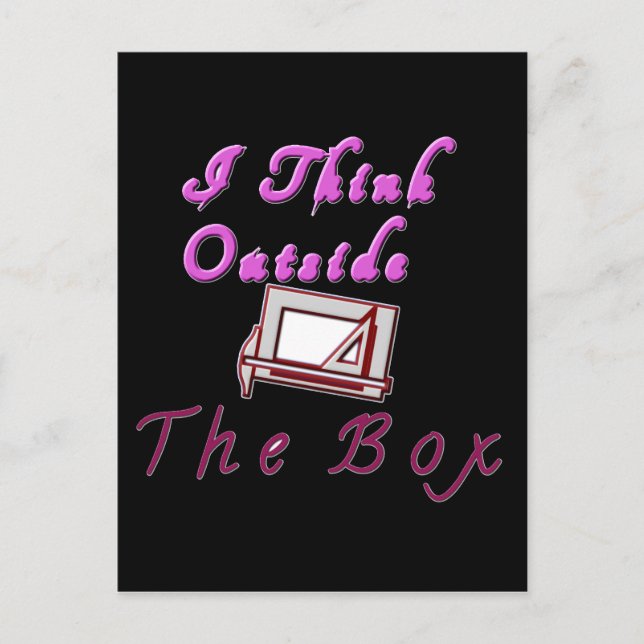 I think outside ZA box. Postcard (Front)