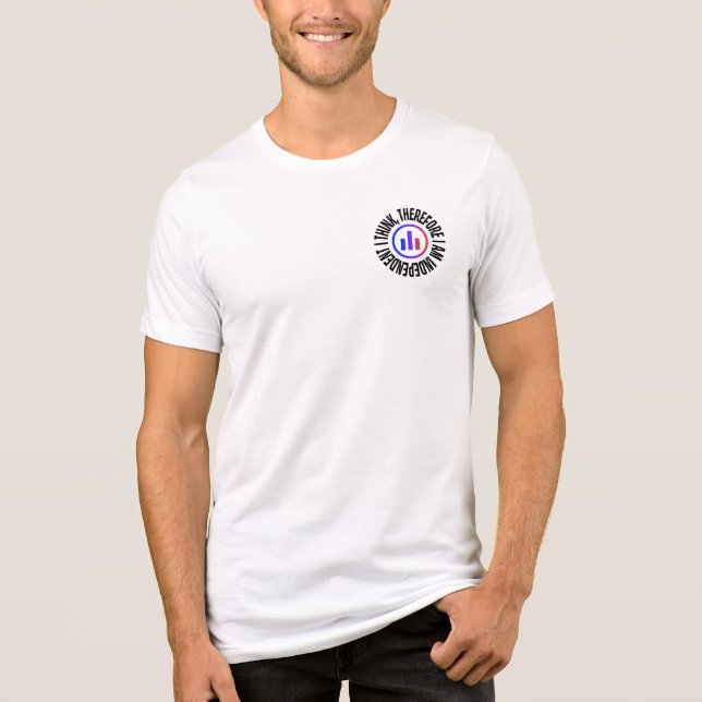 I Think Therefore I am Independent Pocket T-shirt Tri-Blend Shirt (Front)
